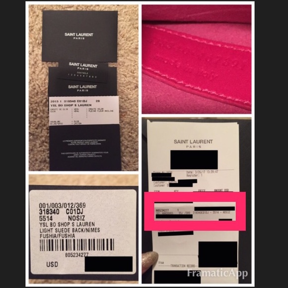 *NWT* YSL leather reversible shopper - Picture 7 of 7