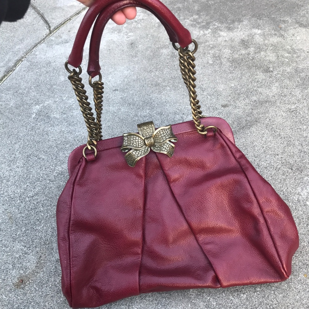 Betsy Johnson Brass Bow Purse