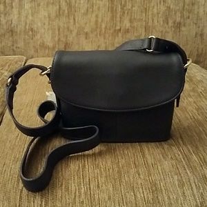 Small Flap Navy Coach Purse