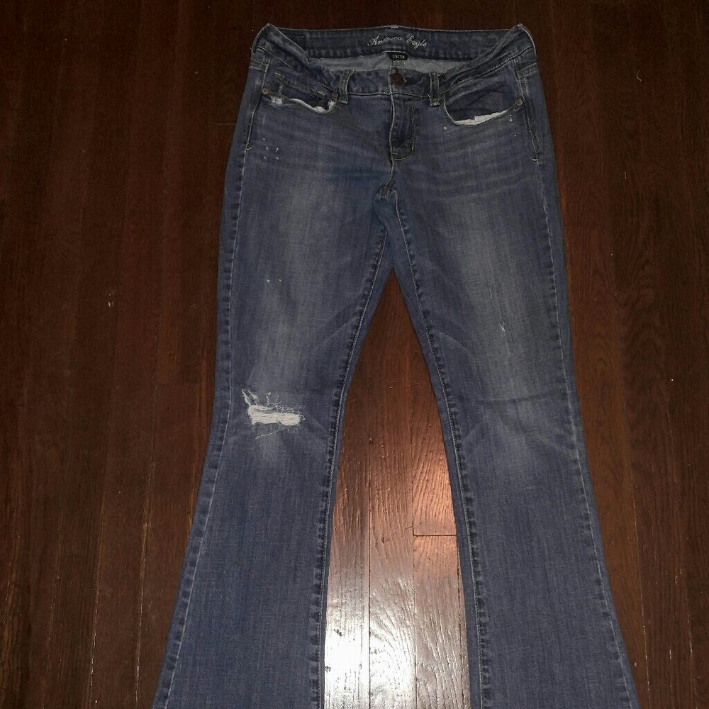 American Eagle skinny kick jeans