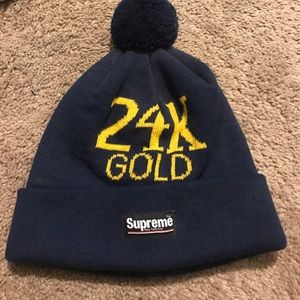 Supreme 25k gold beanie