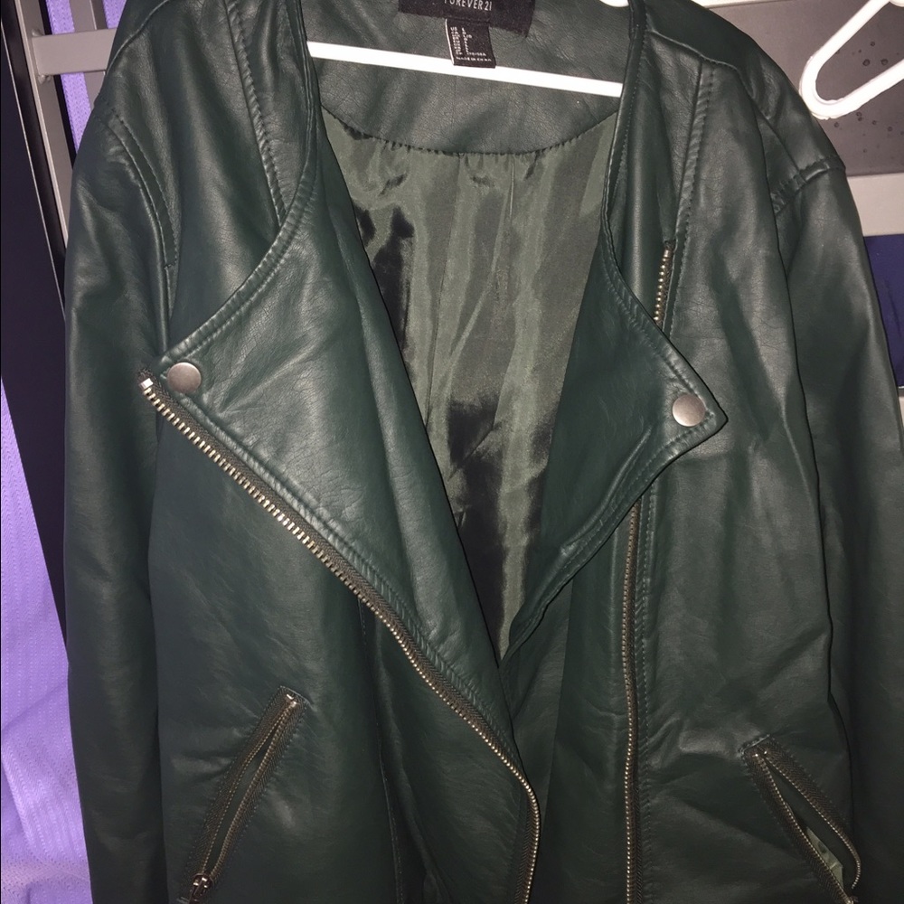 forever 21 faux leather jacket