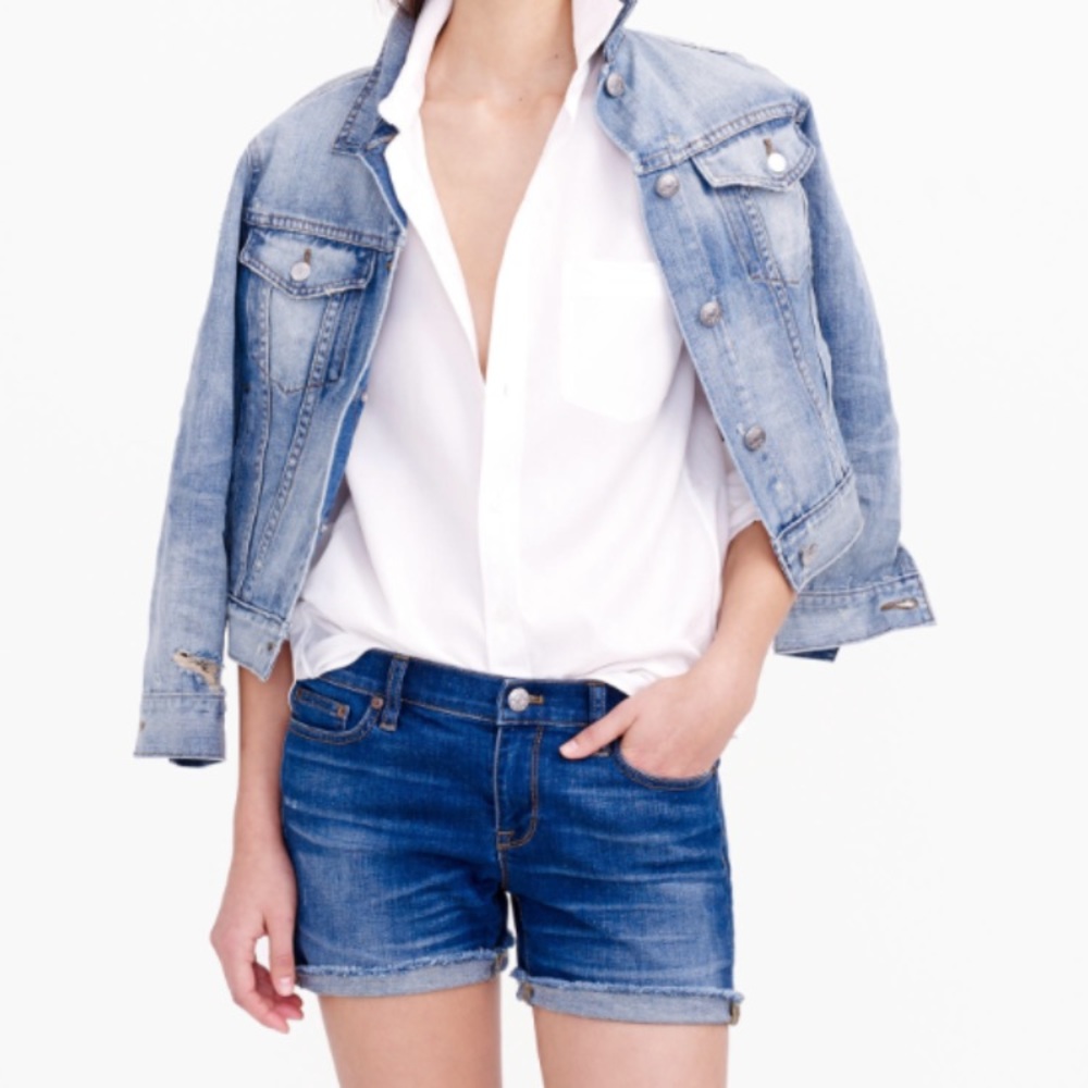 J. Crew Indigo Denim Shorts
