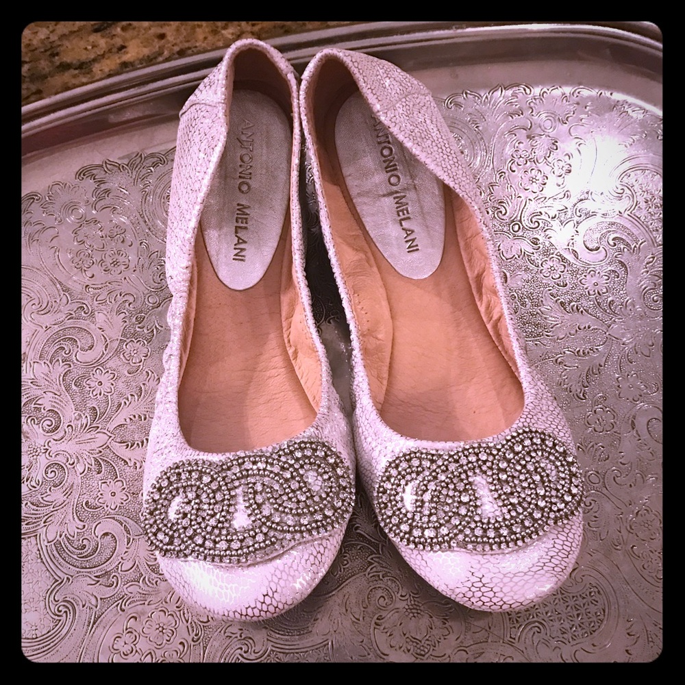 Antonio Melani Silver Flats
