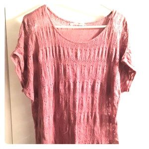 Plus size Maurices open knit sweater Tshirt