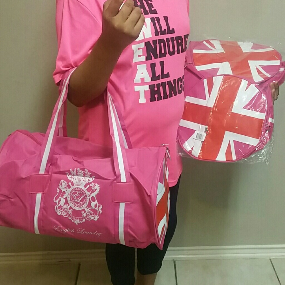 English Laundry Union Jack Design Duffle Bag. - Picture 2 of 4