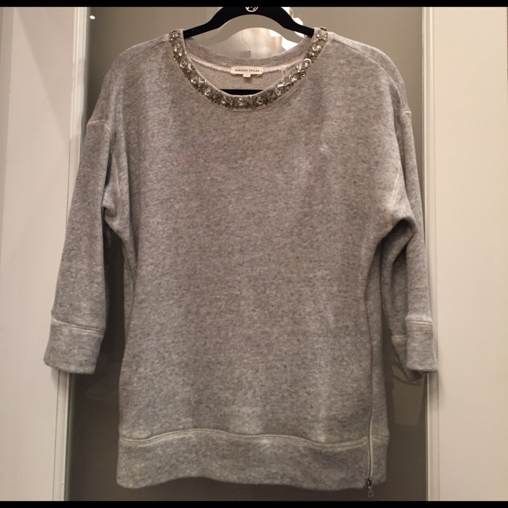 Rebecca Taylor Glam Sweatshirt