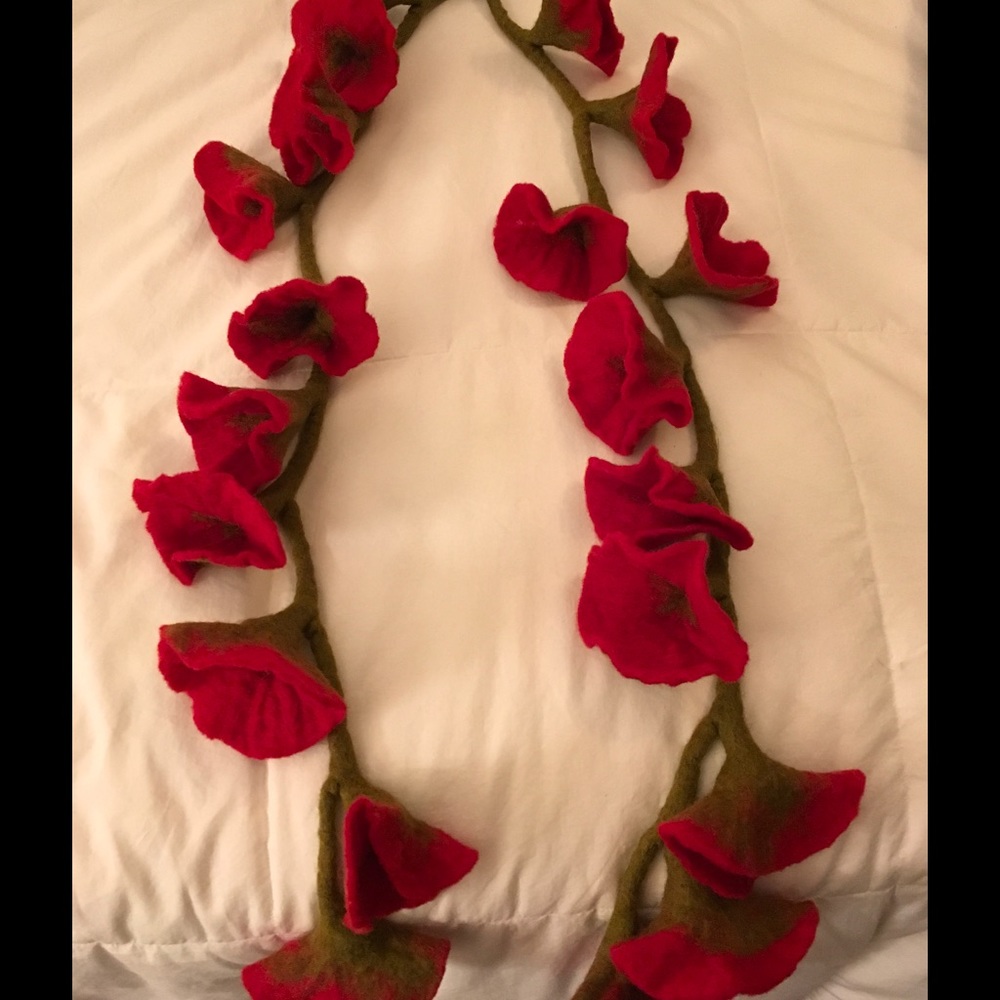 Wool Felted Scarf