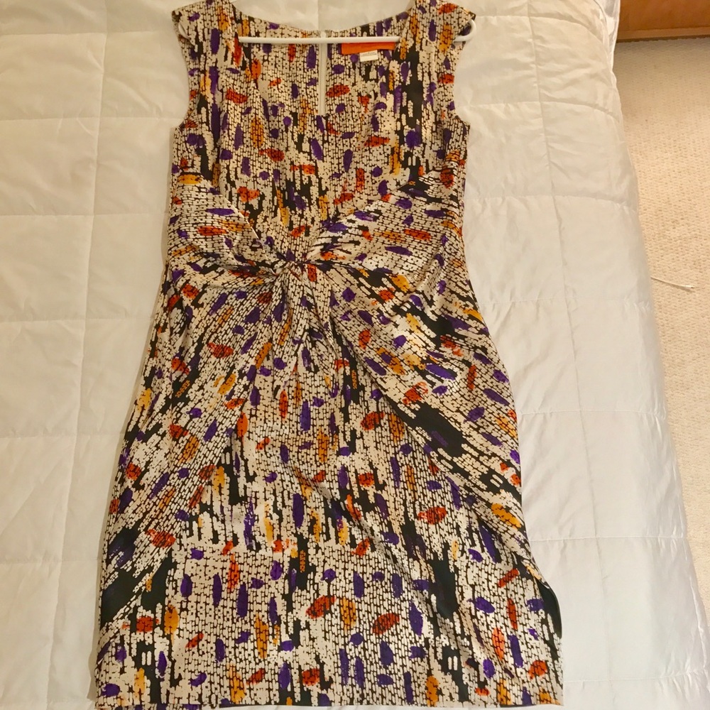 Silk print dress