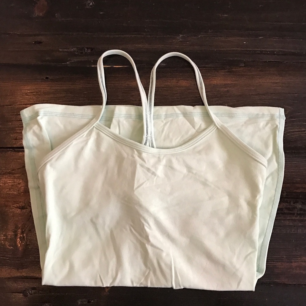 Lululemon racer back teal tank top