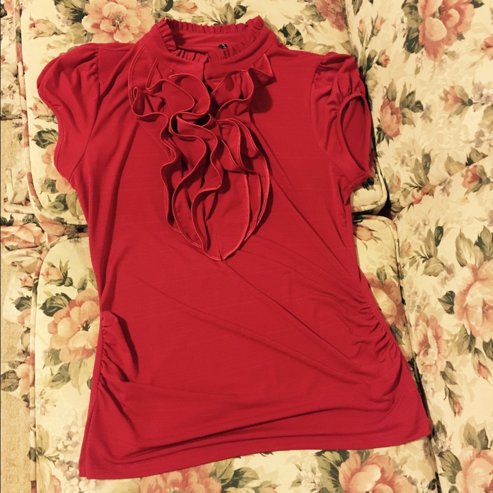 Ruffled blouse