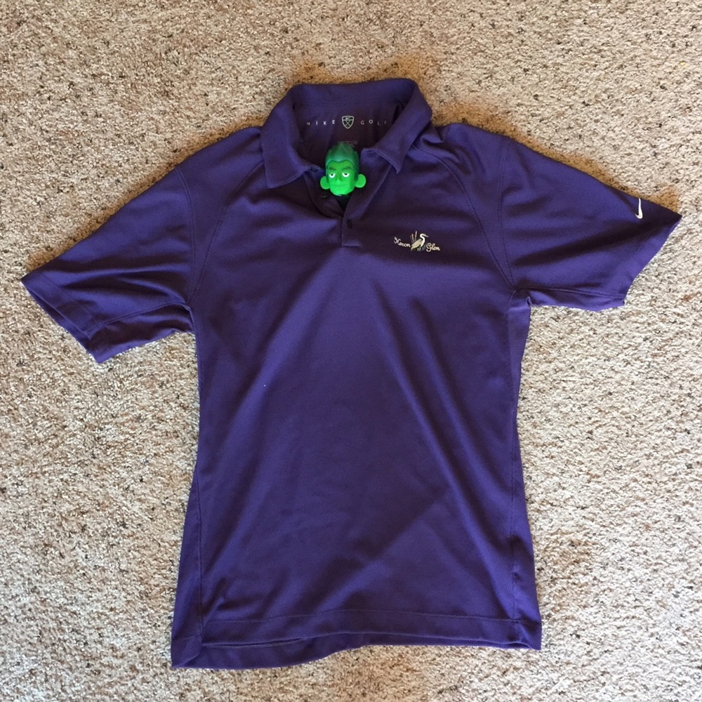 ❌SOLD❌ Nike Golf Heron Glen polo shirt purple
