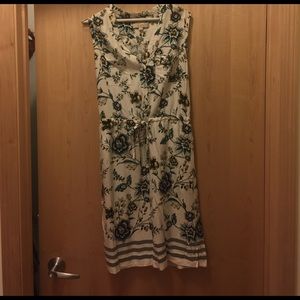Loft Floral Sleeveless Dress