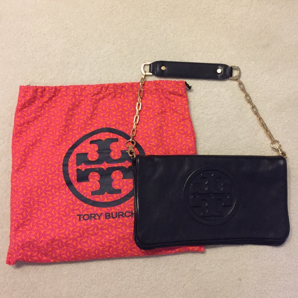 Tory Burch fold over clutch!