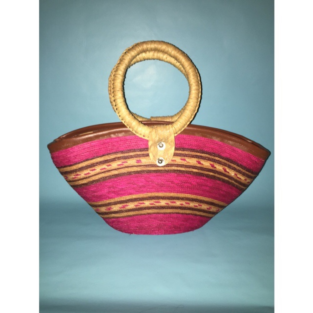 Basket Woven Colorful Handbag🌱