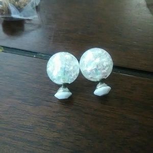 Double sided earrings