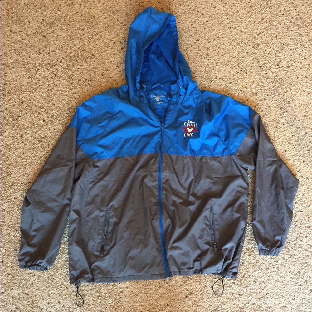❌SOLD❌ Disney Cruise Line blue windbreaker mens