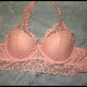 Pink light pink Halter Bralette💕