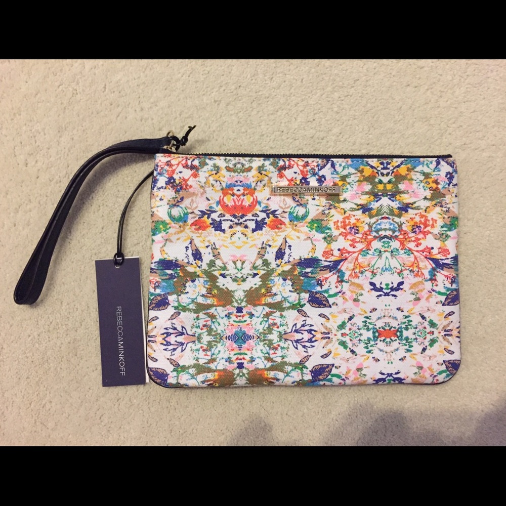 Rebecca Minkoff multicolor clutch