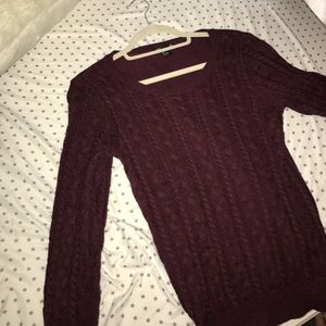 Burgundy Sweater