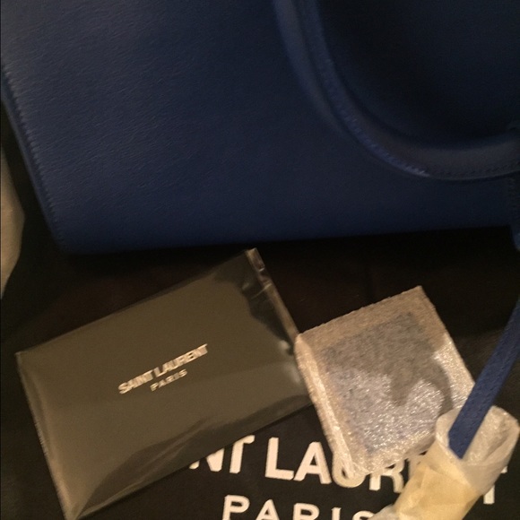 NEW Calfskin Leather Small Monogram Cabas Bag - Picture 6 of 7