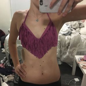 L SPACE fringe bikini