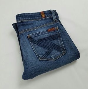 7 FOR ALL MANKIND Flynt Denim Blue Jeans