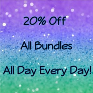 💕20% Off All Bundled💕