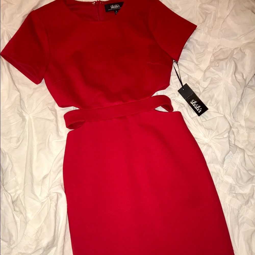 Candy Apple Red Lulu's Dress