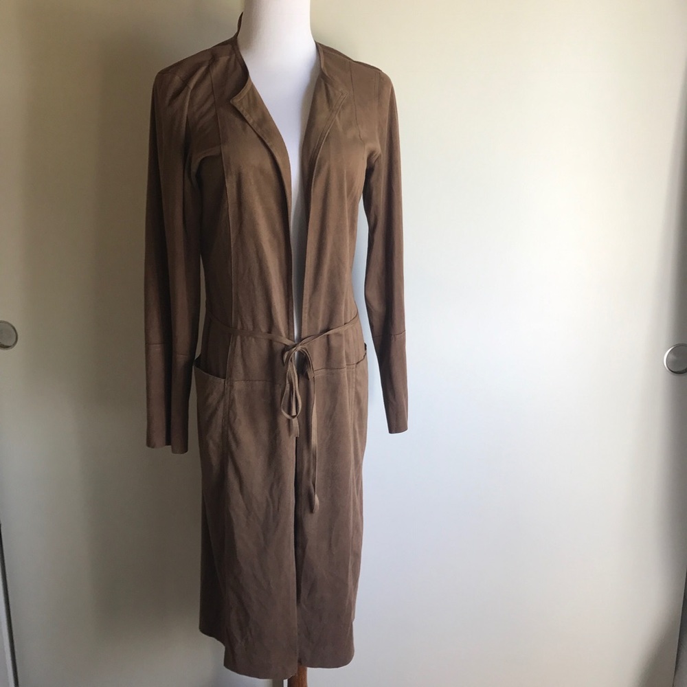 Max Studio Faux Suede Duster/Wrap