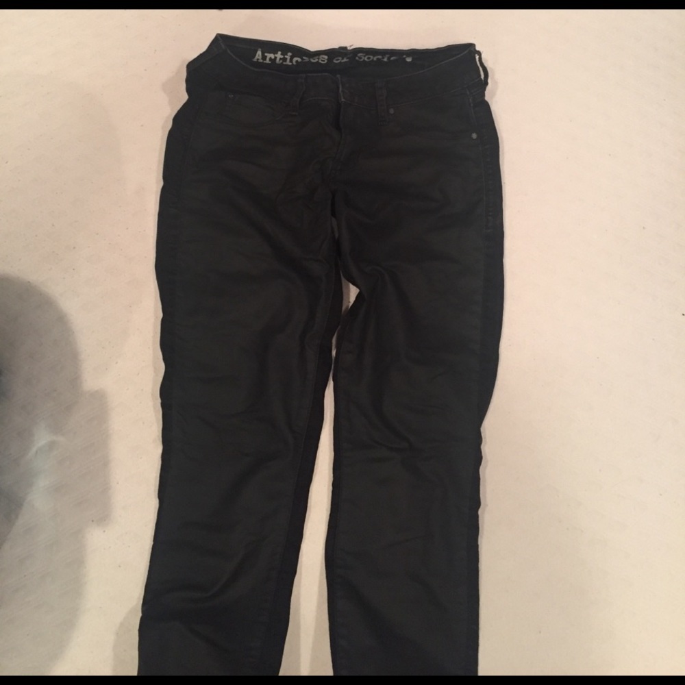 Black leather Pants