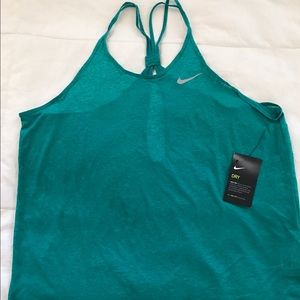 Nike DriFit turquoise tank - Size Large