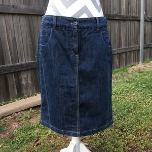 Denim skirt