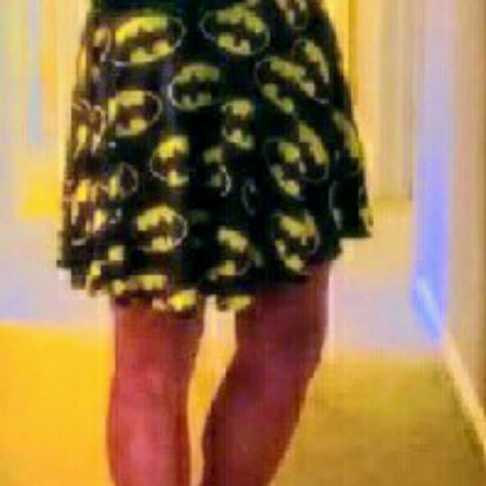 Custom Batman Skater Circle Skirt
