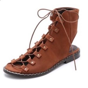 Free people sandals lace up