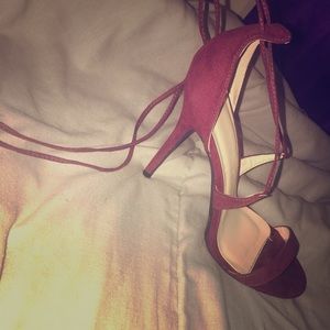 Maroon / burgandy heels