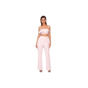 2- piece lite pink stretch