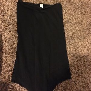 American apparel strapless bodysuit