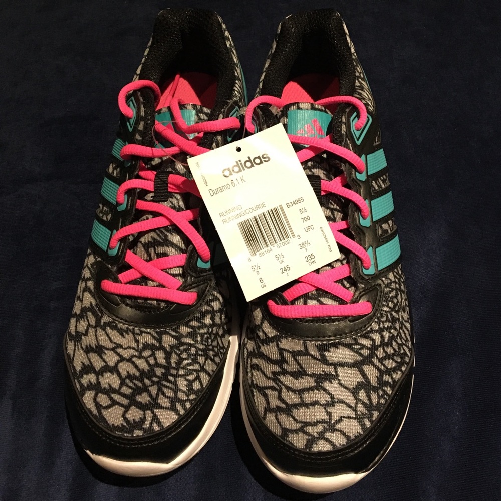 🆕Adidas New Girls Duramo 6.1 Athletic Shoes - Picture 7 of 8