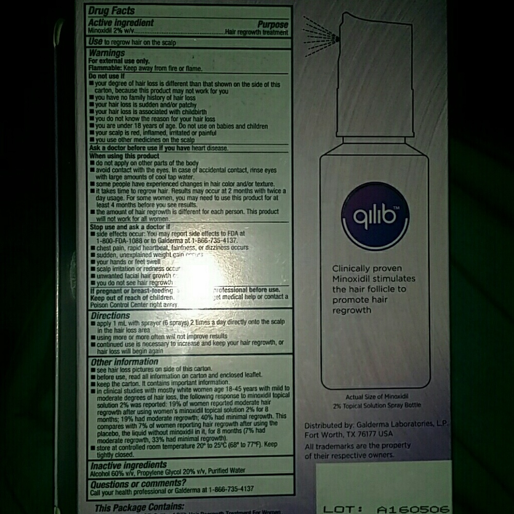 2% minoxidil hair revitalizing system