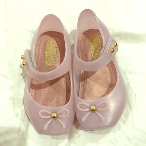 Mini Melissa baby shoes.
