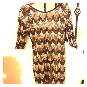 Very cute sequin dress.