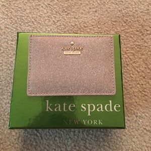 Kate spade glitter cardholder