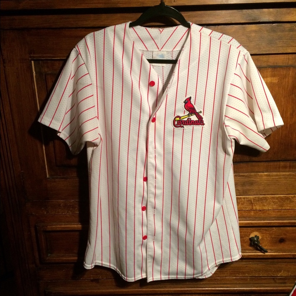 Vintage cardinals pinstripe jersey