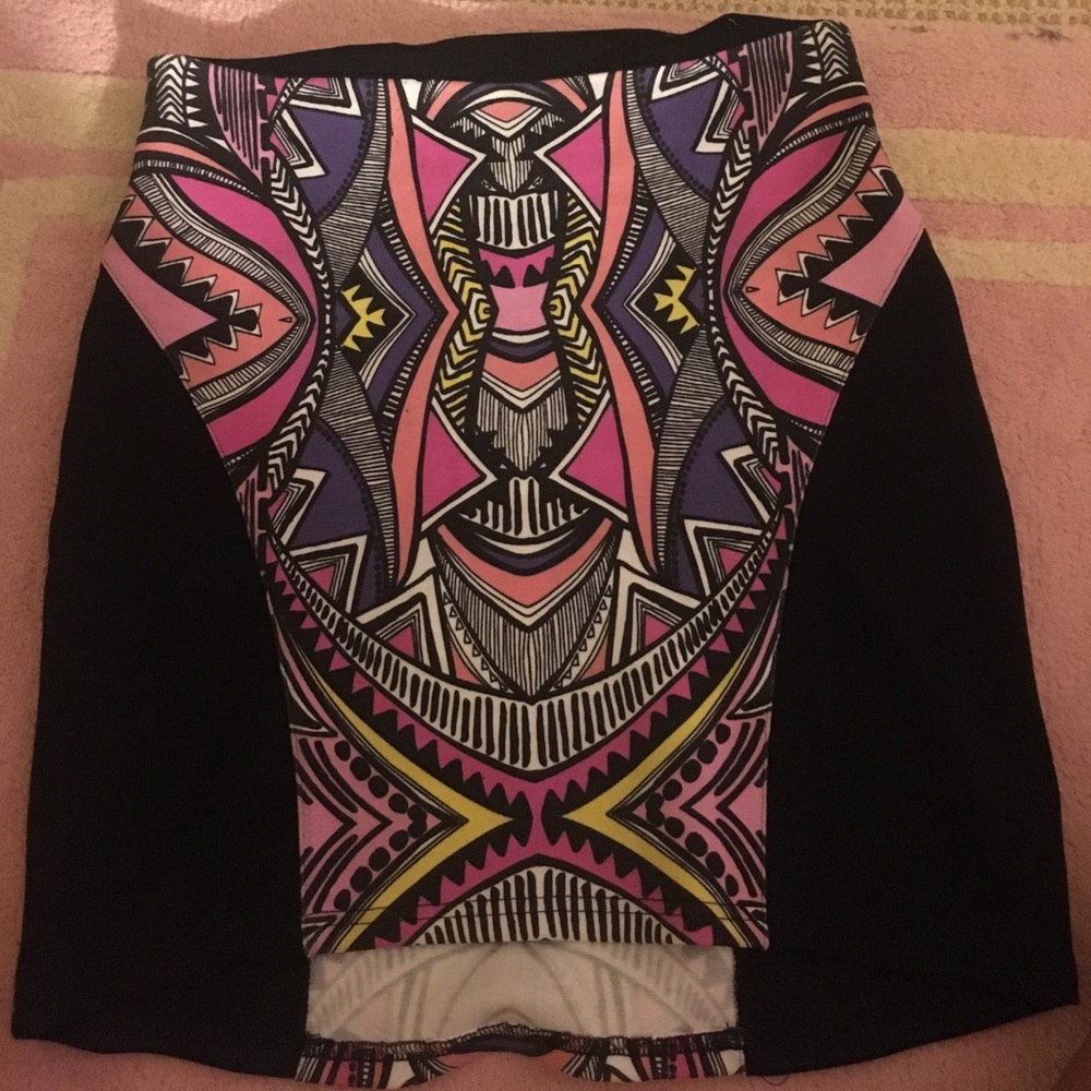 Mink pink bodycon skirt