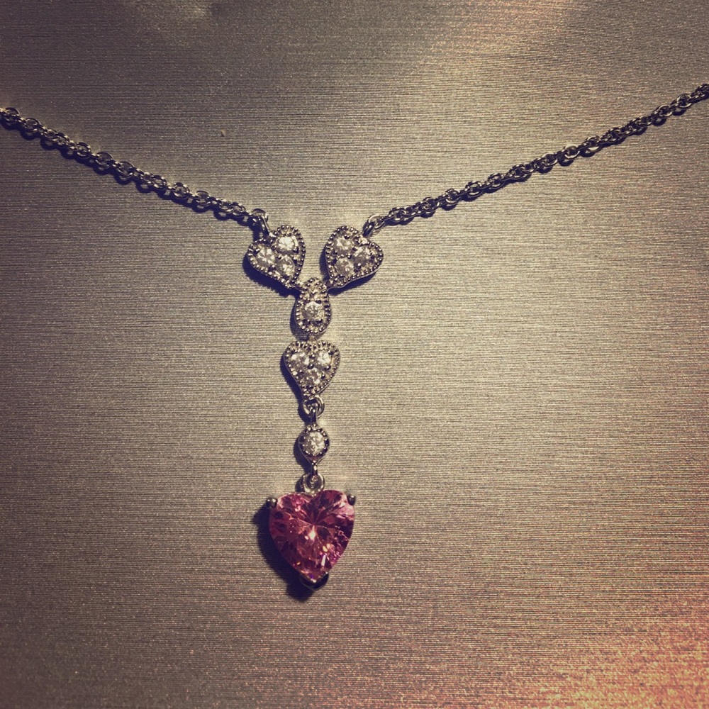 Pink Heart necklace