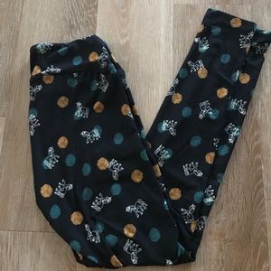 Lularoe Polka-Dot Unicorn Leggings