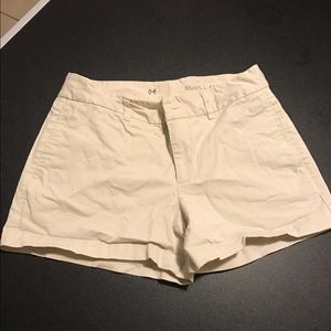 Khaki shorts from Gap.