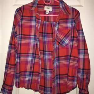 pink tone flannel shirt!