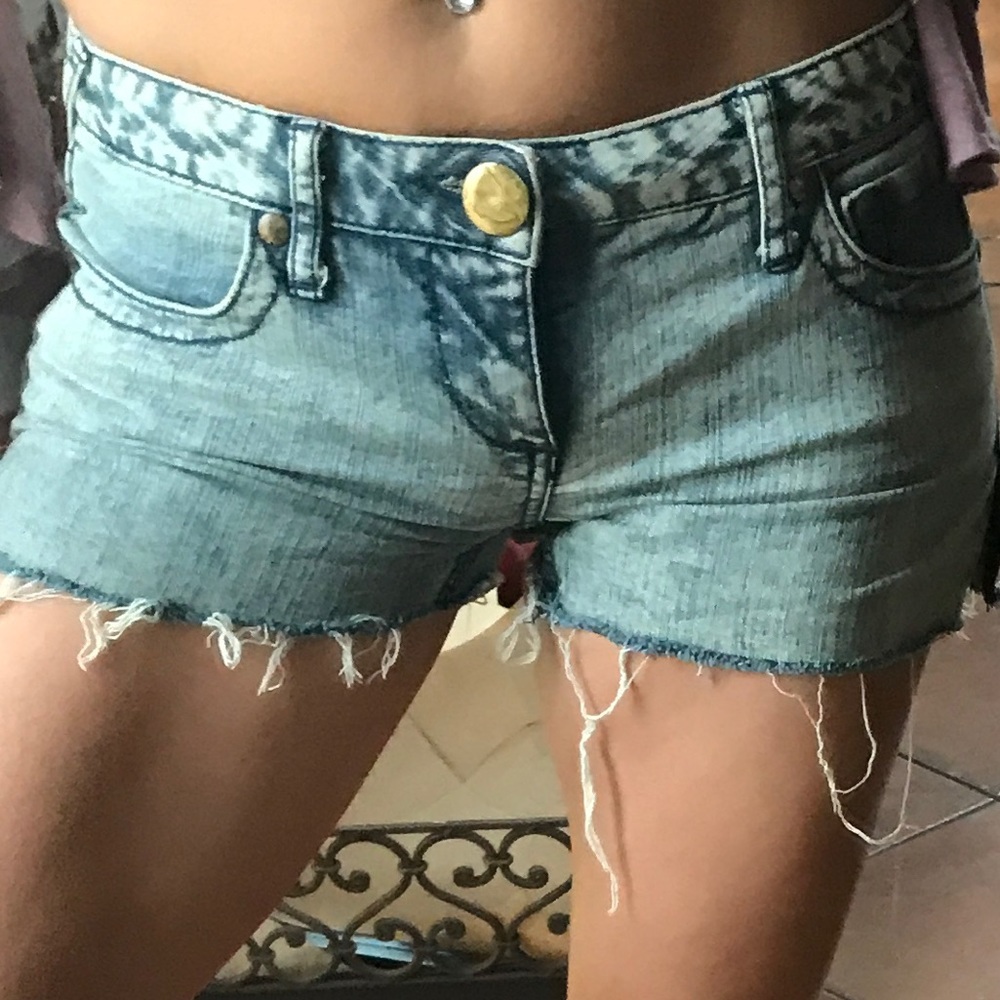 Free people acid wash festival Coachella shorts 26